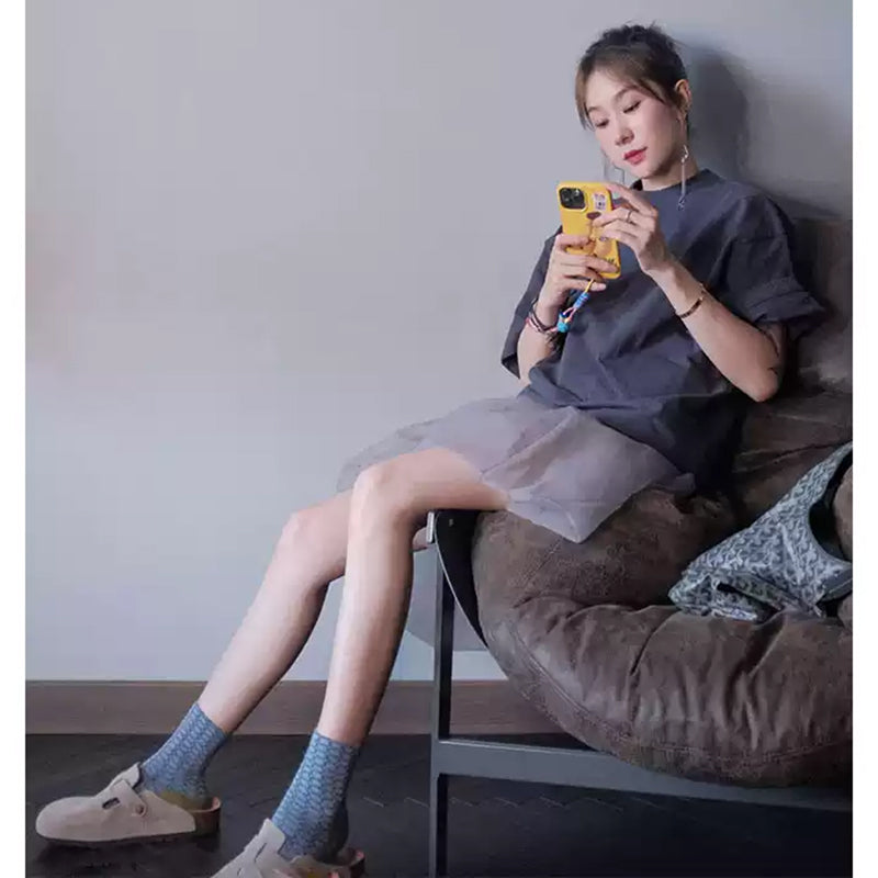 パープルピンクチュールスカートパンツ