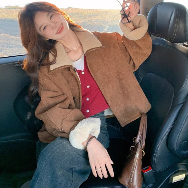 ボアブルゾンリバーシブルジャケット