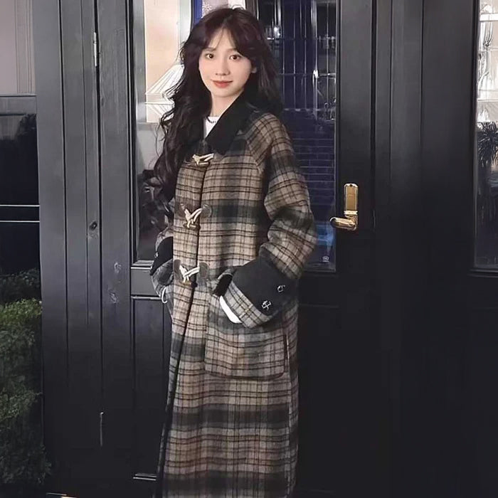 ノスタルジックチェックコート