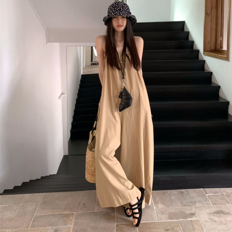 リラクシングサロペットパンツ