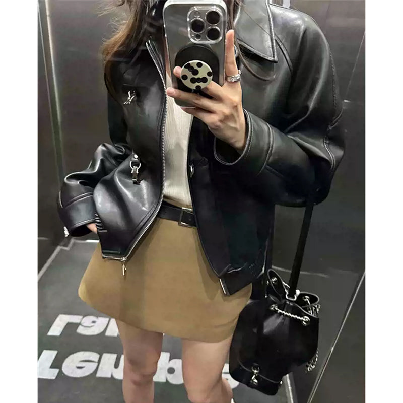 ブラックレザージャケット