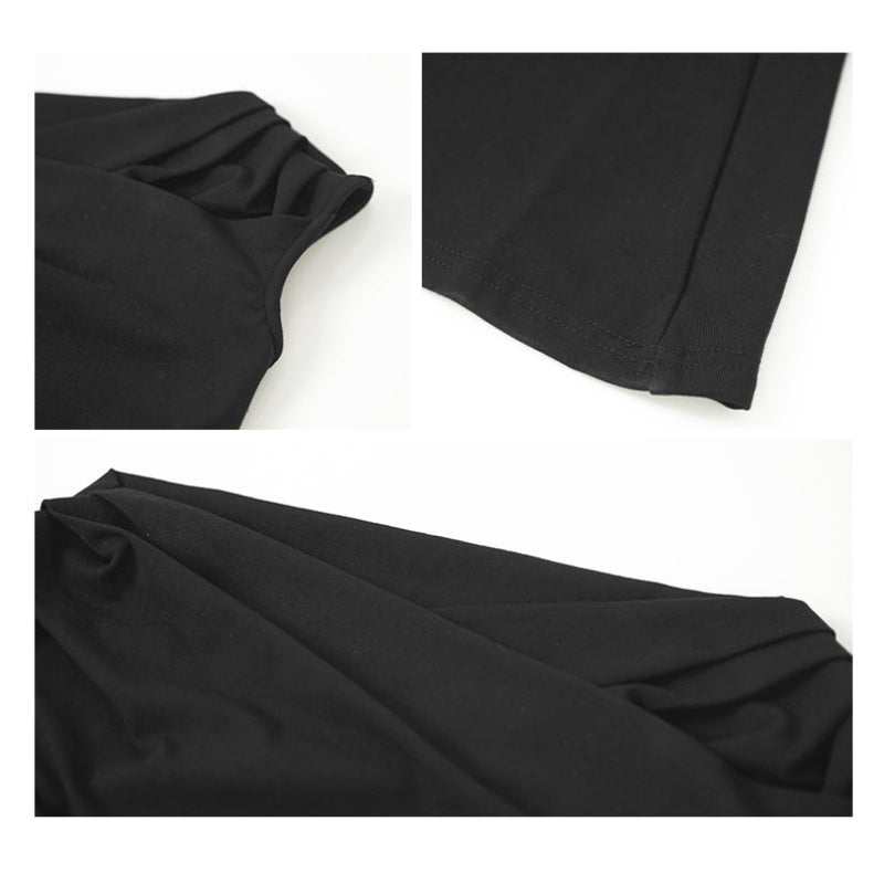 ワンショルダーマーメイドドレス(2colors)