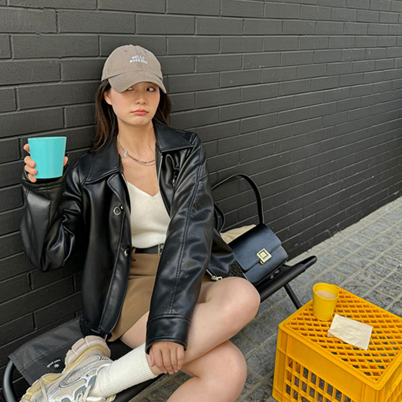 ブラックレザージャケット