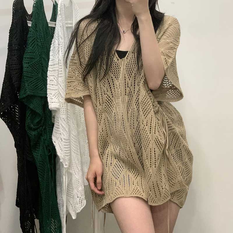 クロシェルーズニット(4colors)