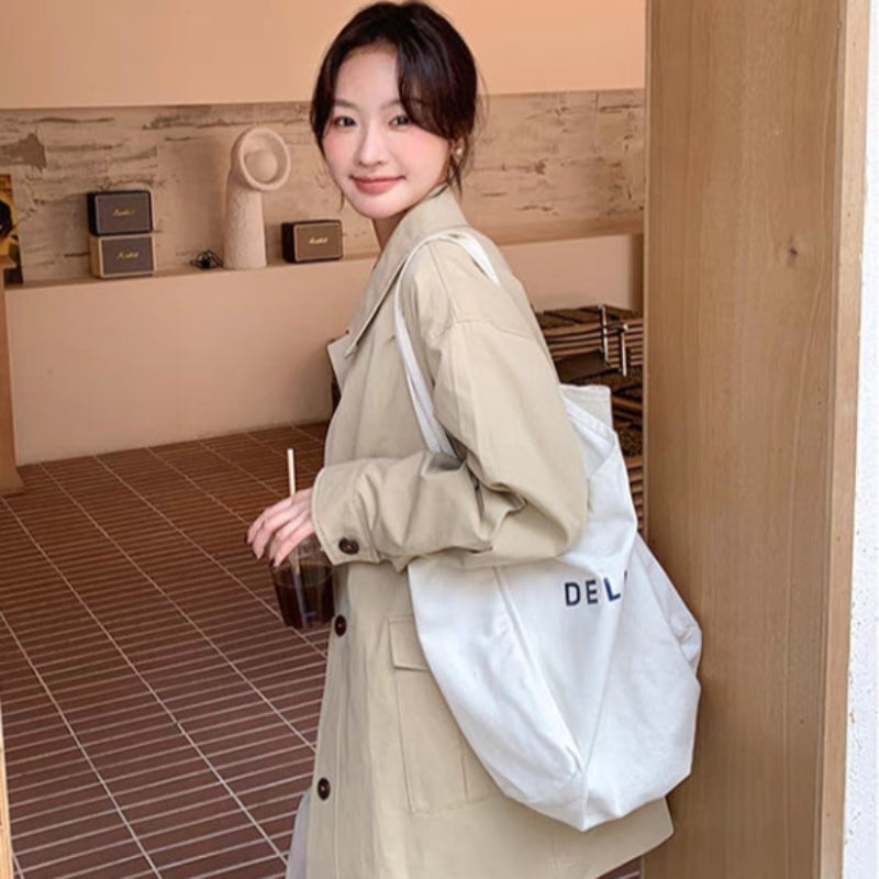 ステンカラーミディアム丈ジャケット