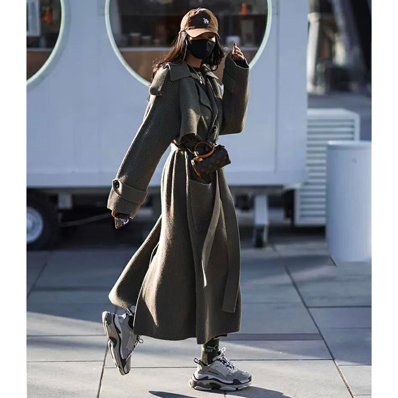 ニットガウンマキシトレンチコート(7colors)