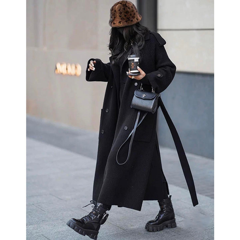 ニットガウンマキシトレンチコート(7colors)