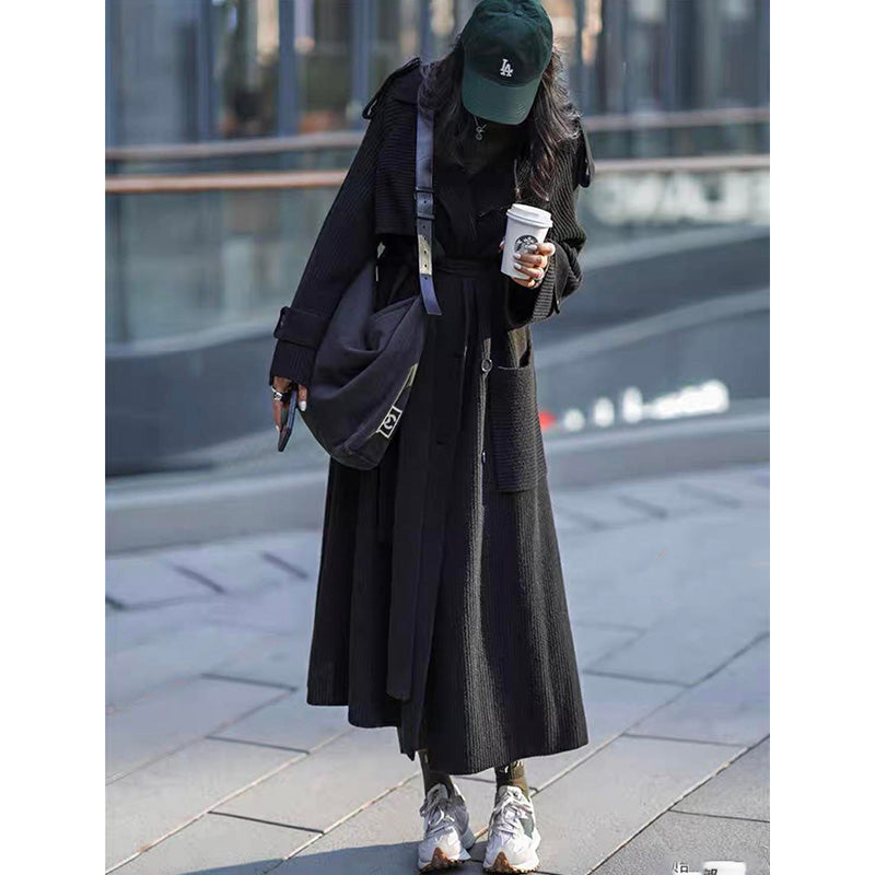 ニットガウンマキシトレンチコート(7colors)