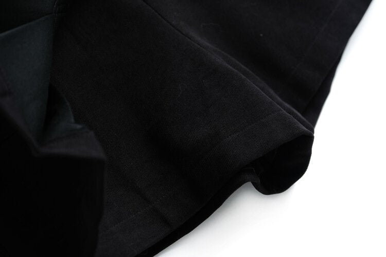 異素材フリルニットベストドッキングブラウス×ラップ風ショートパンツ【上下別売り可】