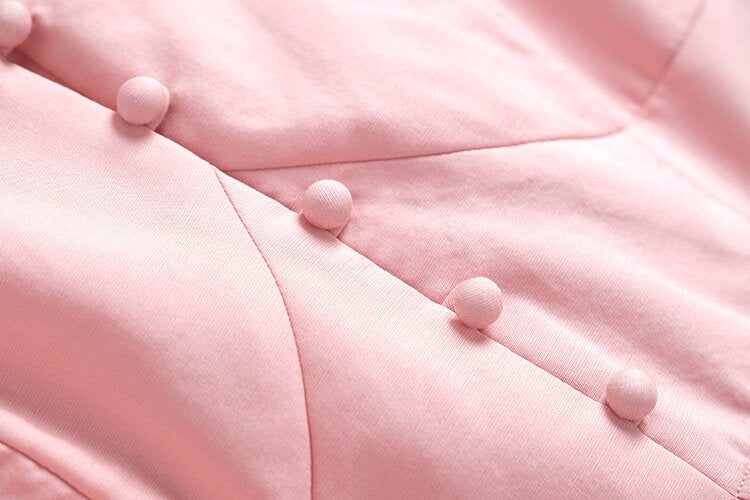 バックレースアップサテン風ロングワンピース(2colors)