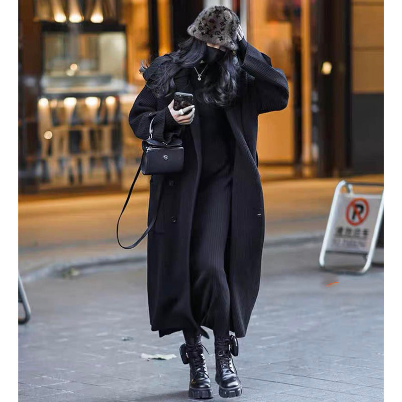 ニットガウンマキシトレンチコート(7colors)