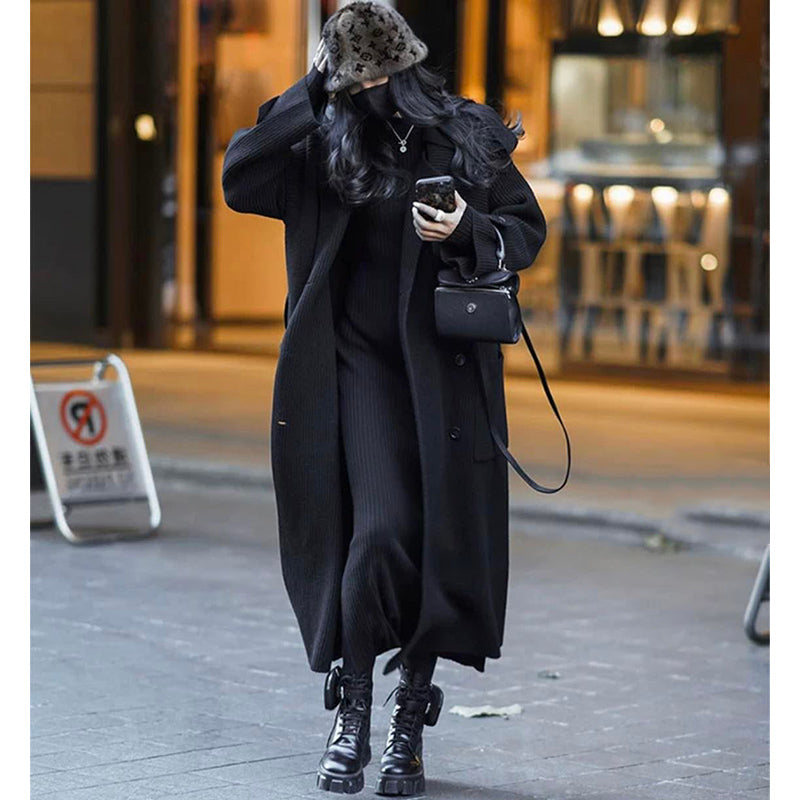 ニットガウンマキシトレンチコート(7colors)