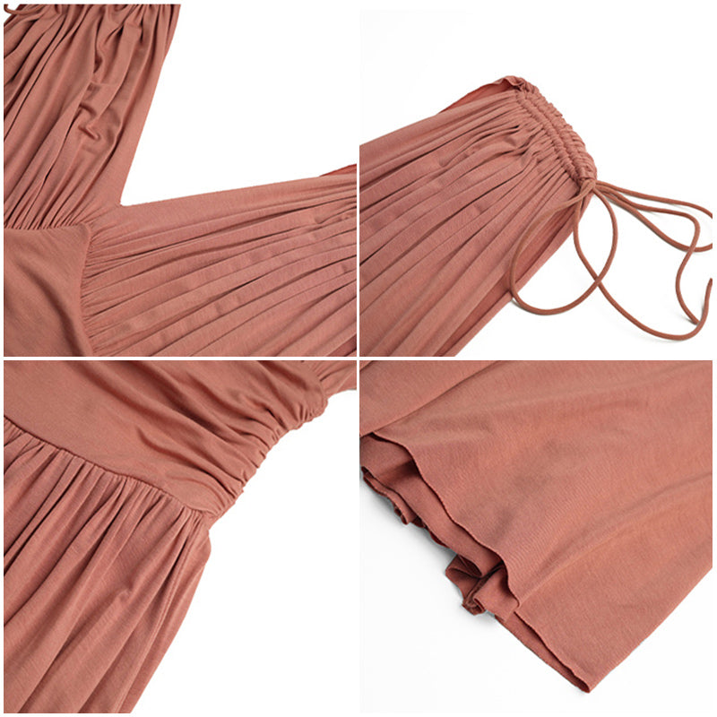 ショルダーギャザーワンピース(2colors)