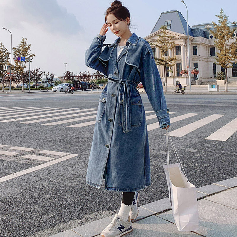 【TOGA PULLA】Trench coat with denim トレンチ