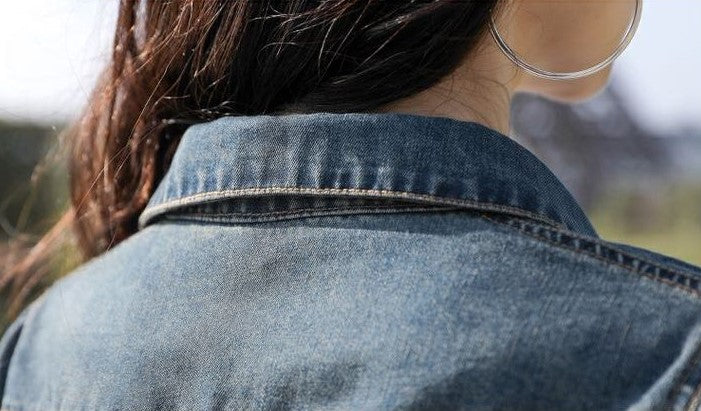 ウエスタンシャツデニムワンピース