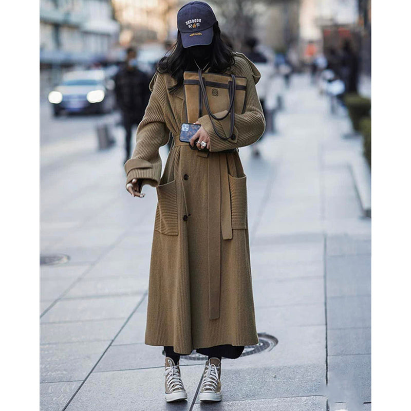 ニットガウンマキシトレンチコート(7colors)