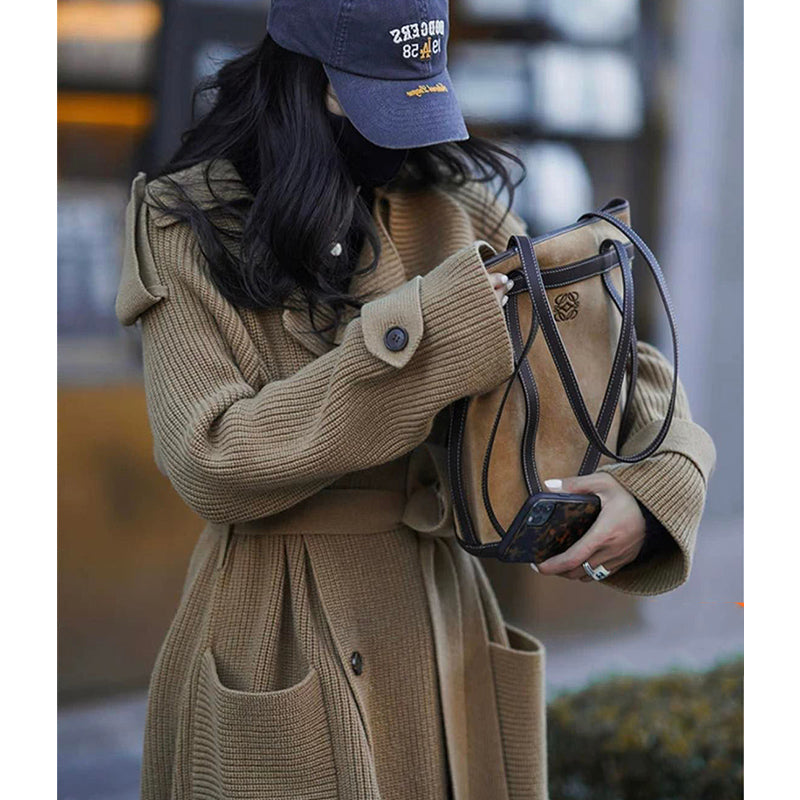 ニットガウンマキシトレンチコート(7colors)