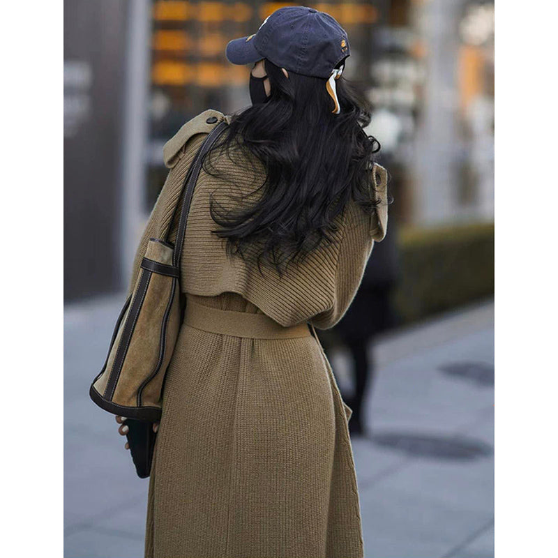 ニットガウンマキシトレンチコート(7colors)