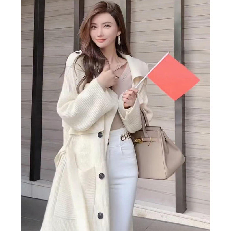 ニットガウンマキシトレンチコート(7colors)
