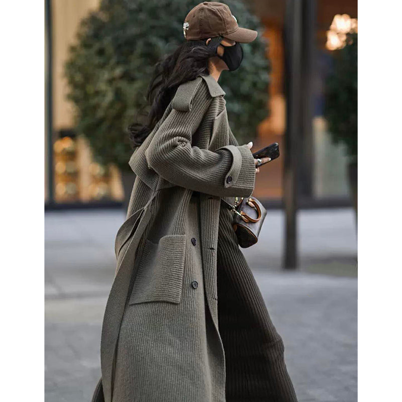 ニットガウンマキシトレンチコート(7colors)