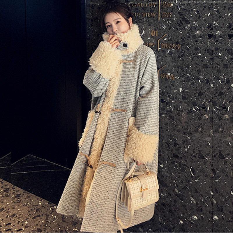 ボアドッキングロングダッフルコート