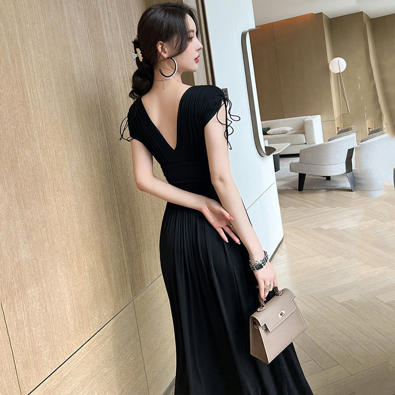 ショルダーギャザーワンピース(2colors)