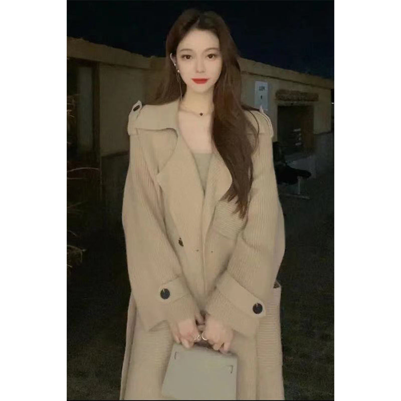 ニットガウンマキシトレンチコート(7colors)