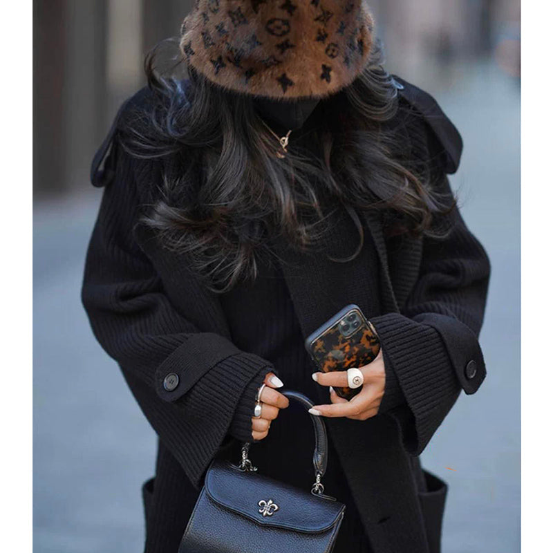 ニットガウンマキシトレンチコート(7colors)