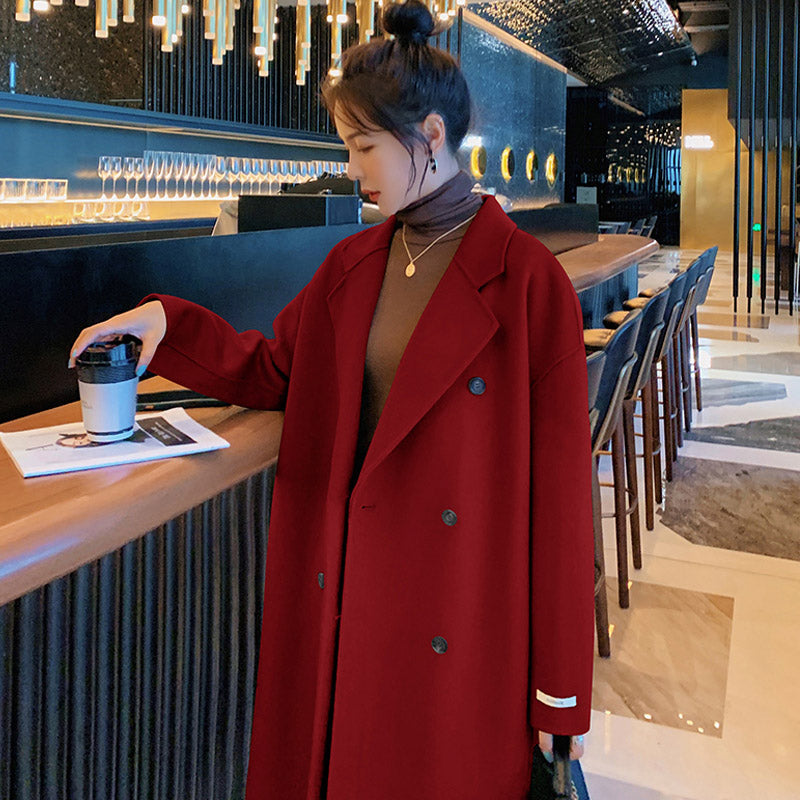 ダブルブレストロングチェスターコート(3colors)