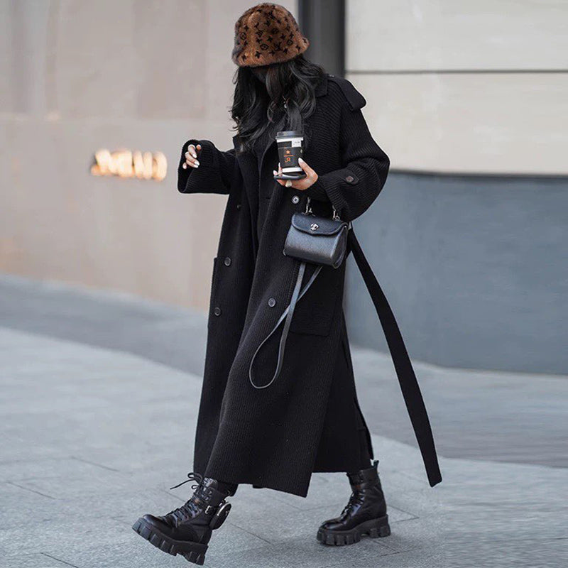 ニットガウンマキシトレンチコート(7colors)