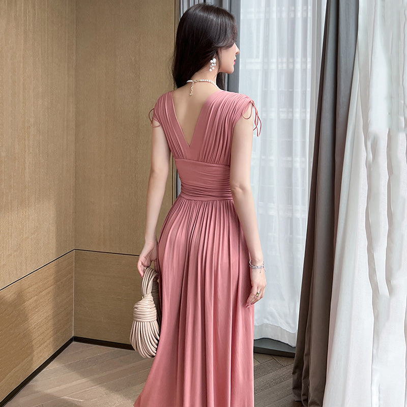 ショルダーギャザーワンピース(2colors)