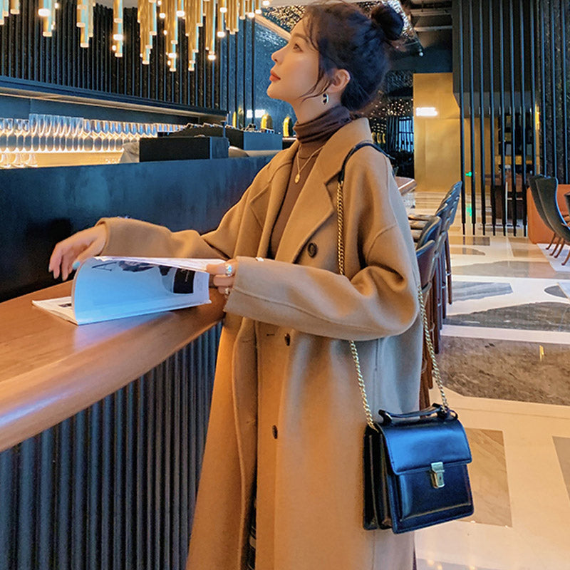 ダブルブレストロングチェスターコート(3colors)