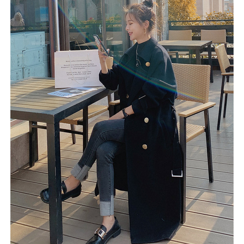 2wayロングトレンチコート