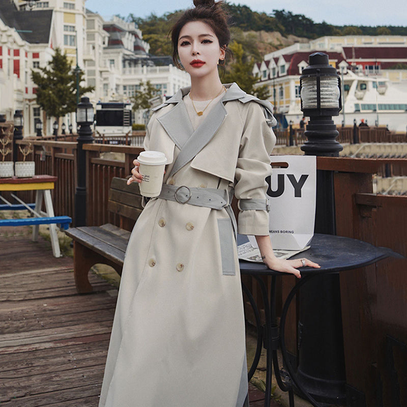 2WAYビッグフードコンビロングトレンチコート