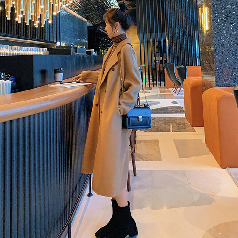 ダブルブレストロングチェスターコート(3colors)