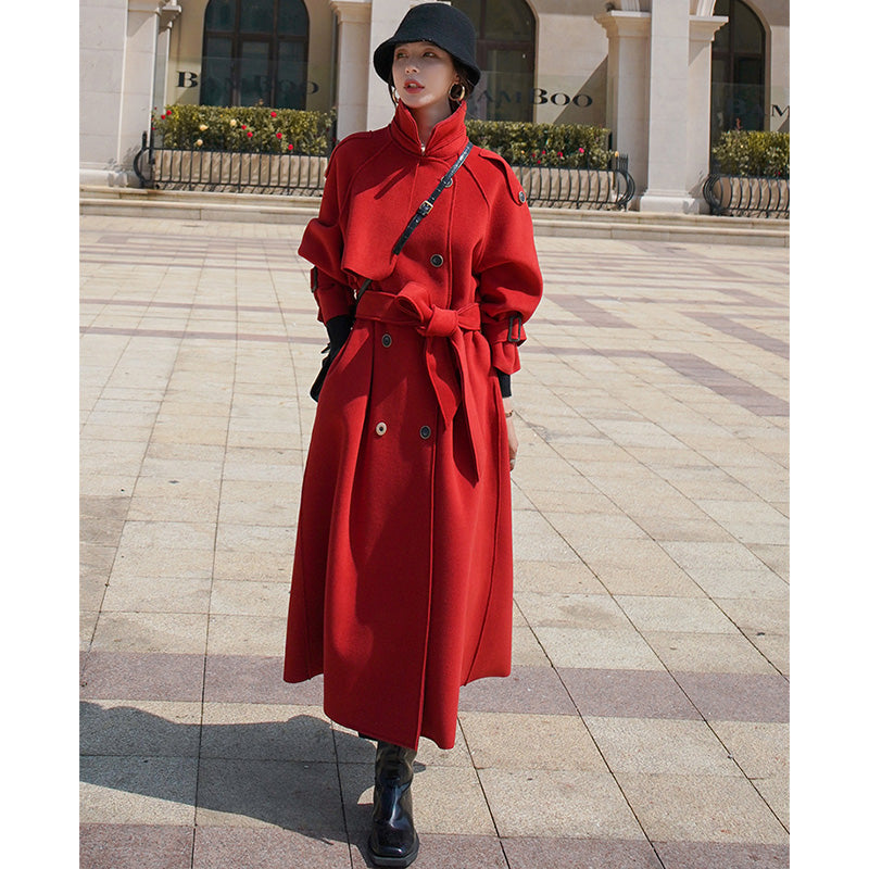 ガンパッチステンカラーロングコート