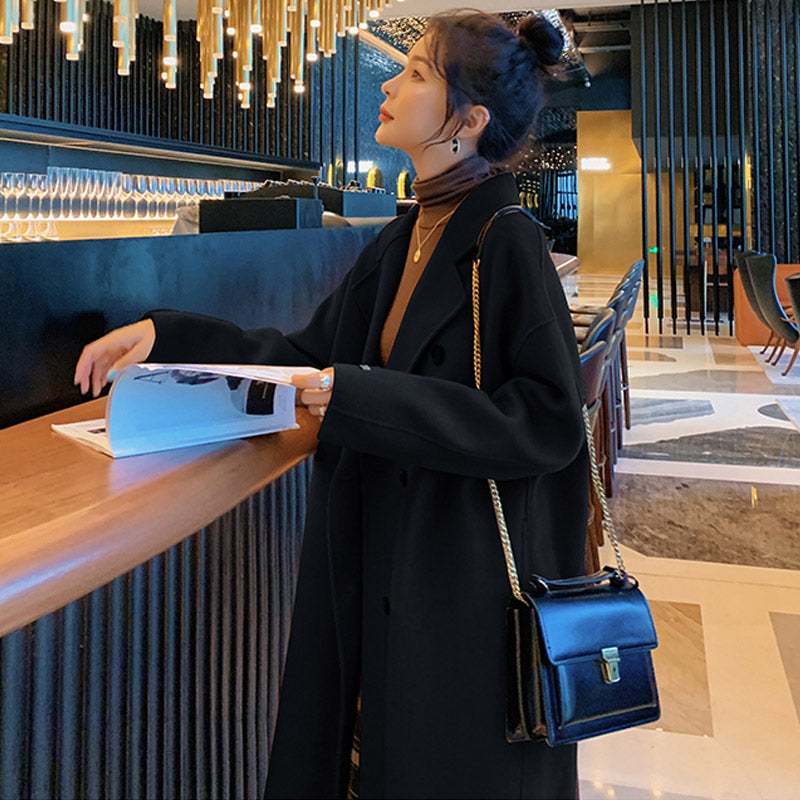 ダブルブレストロングチェスターコート(3colors)