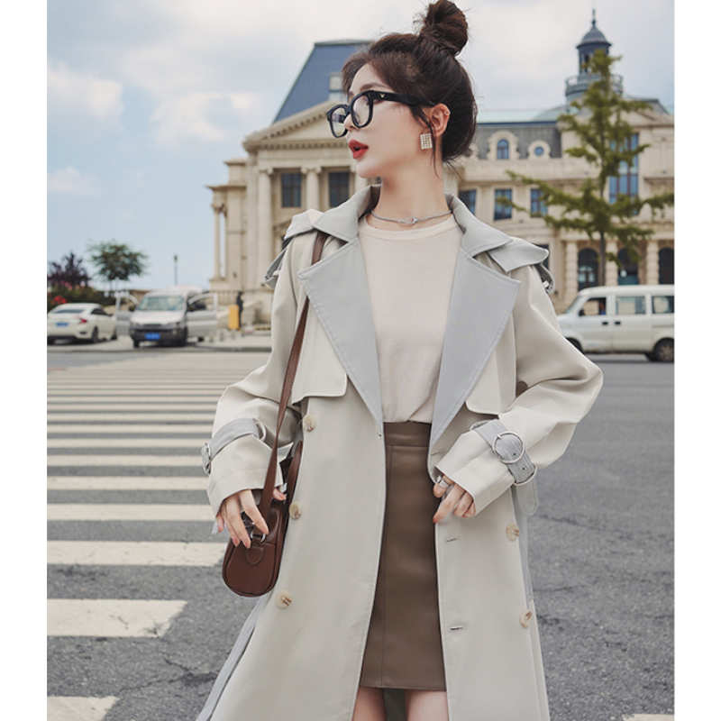 2WAYビッグフードコンビロングトレンチコート