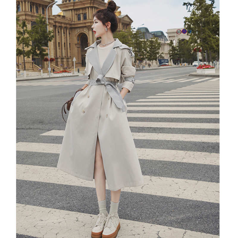 2WAYビッグフードコンビロングトレンチコート