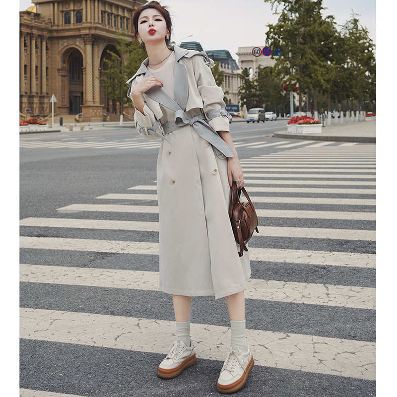 2WAYビッグフードコンビロングトレンチコート