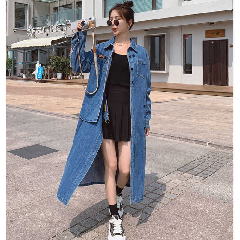 シャツドッキングアシメデニムワンピース