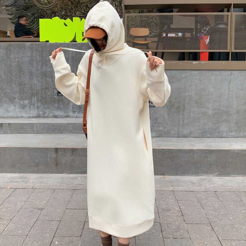 リブオーバーパーカーワンピース