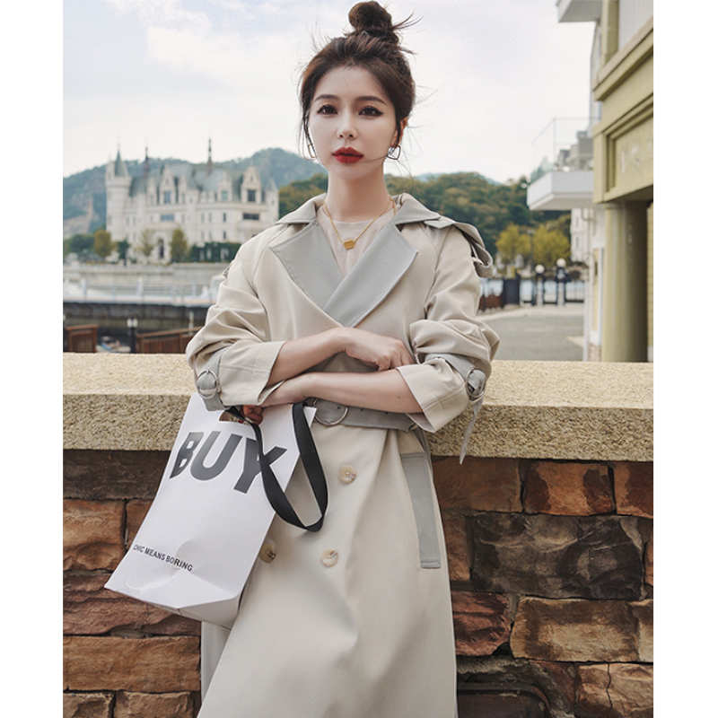 2WAYビッグフードコンビロングトレンチコート