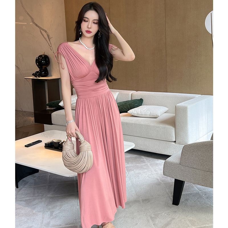 ショルダーギャザーワンピース(2colors)