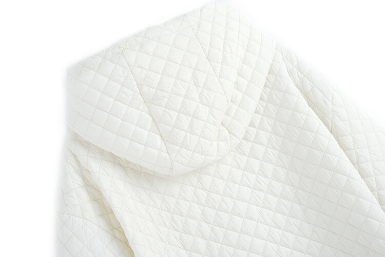 トグルボタンキルティングオーバーパーカー×ハートビジューデニムパンツ【上下別売り可】