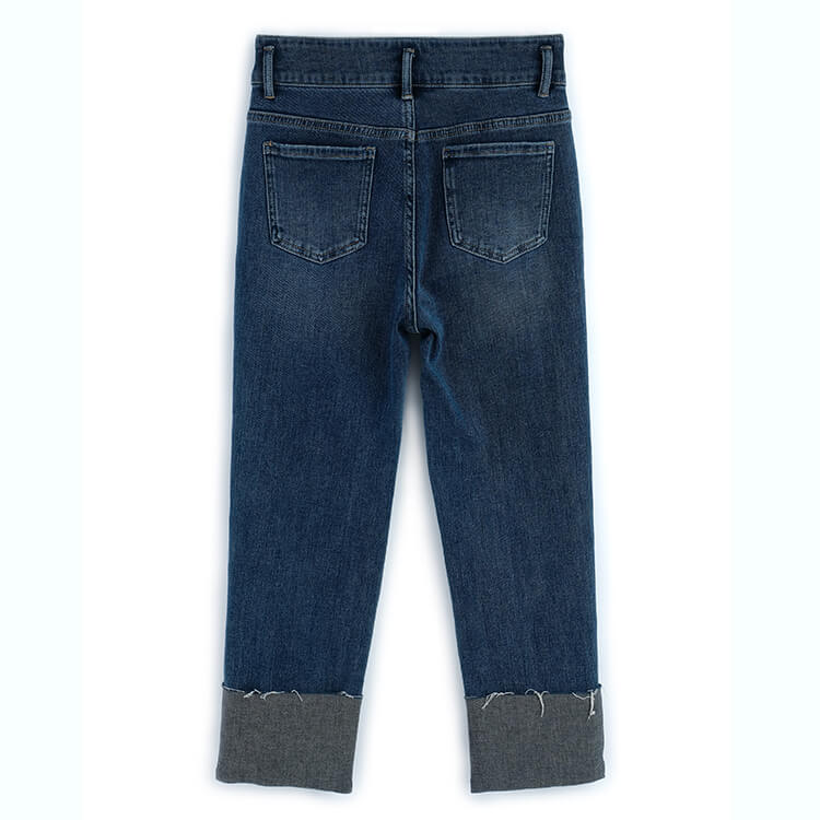 カシュクールクロップドスウェット×ノースリーブシャツ×ハートビジューデニムパンツ【上下別売り可】