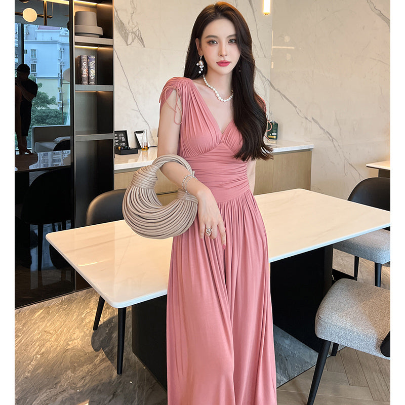 ショルダーギャザーワンピース(2colors)