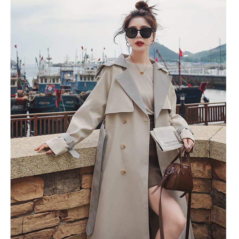 2WAYビッグフードコンビロングトレンチコート