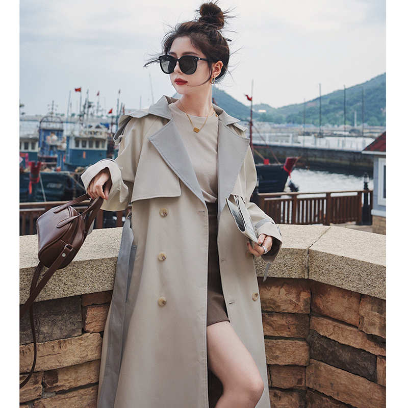 2WAYビッグフードコンビロングトレンチコート