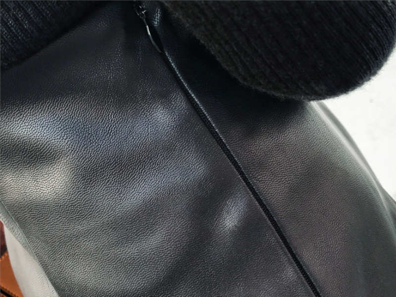 サイドスリットエコレザーロングスカート